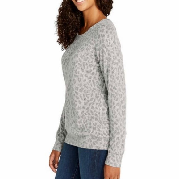 NWT Buffalo David Bitton Cozy Leopard Print Top - Picture 3 of 6